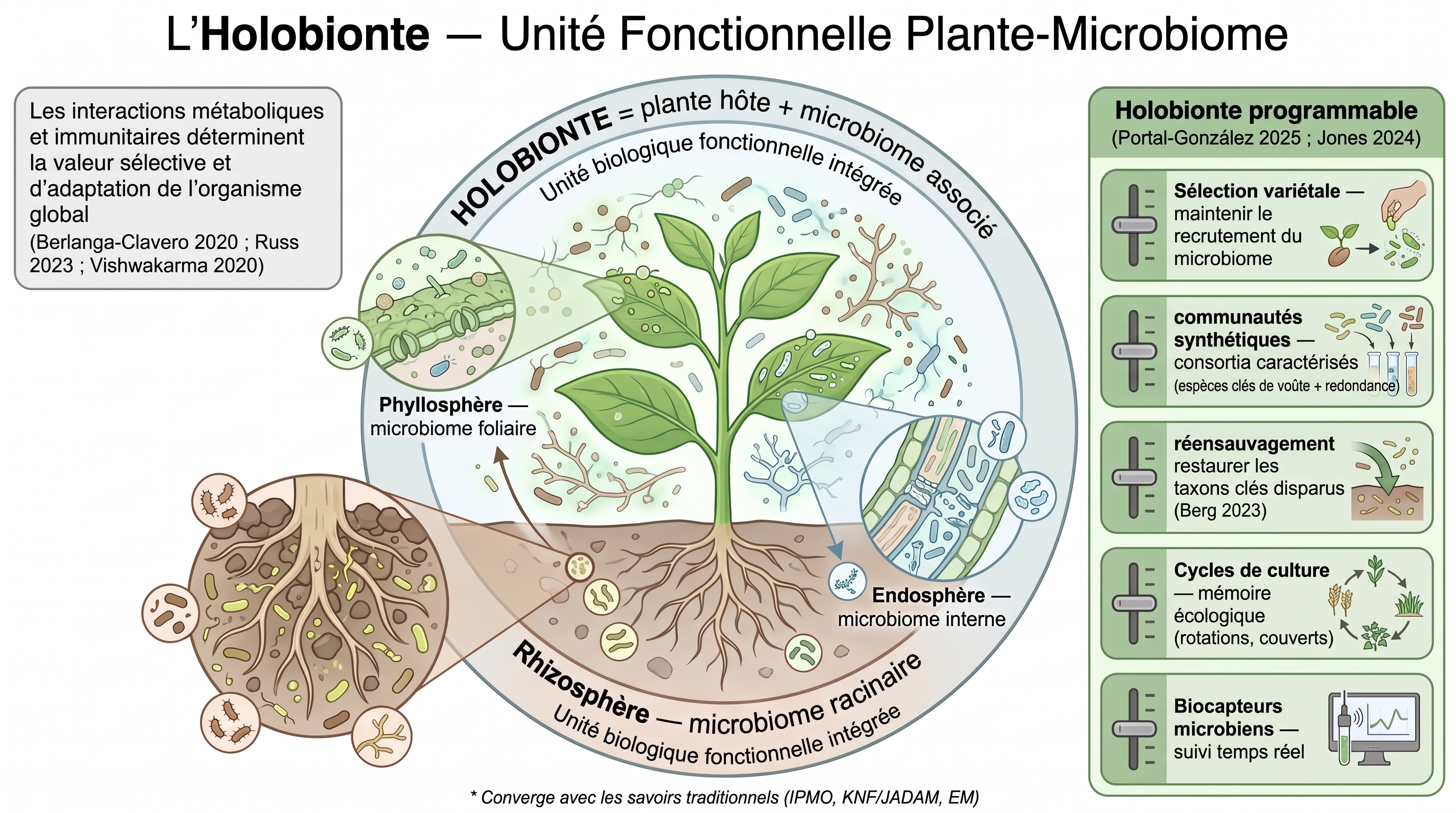 Holobionte — l'unité fonctionnelle plante-microbiome
