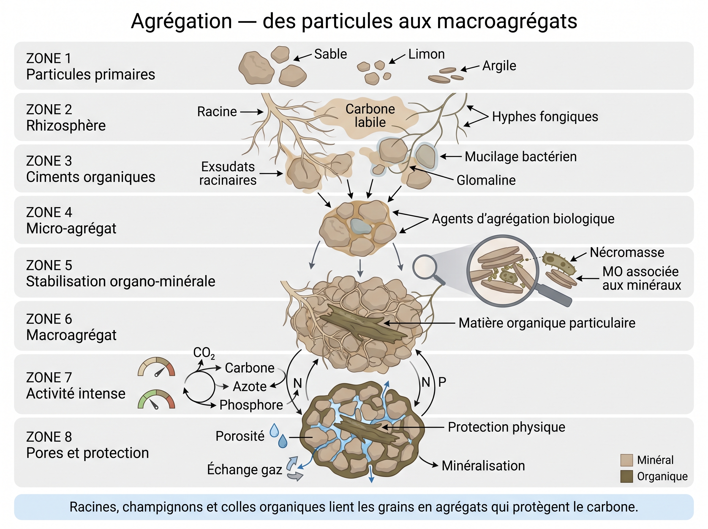 Formation des micro-agrégats