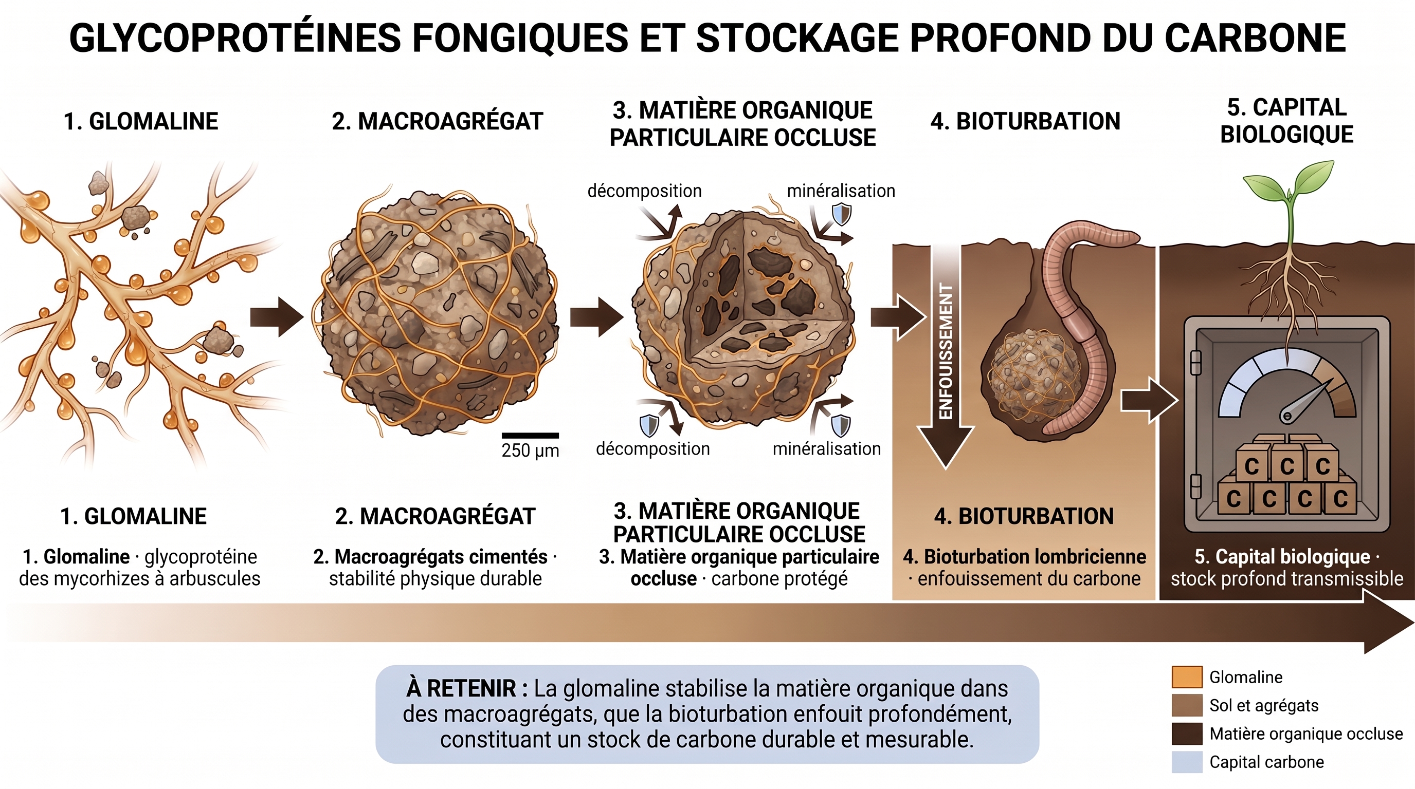 C21 — Glycoprotéines fongiques : de la glomaline au stockage C profond