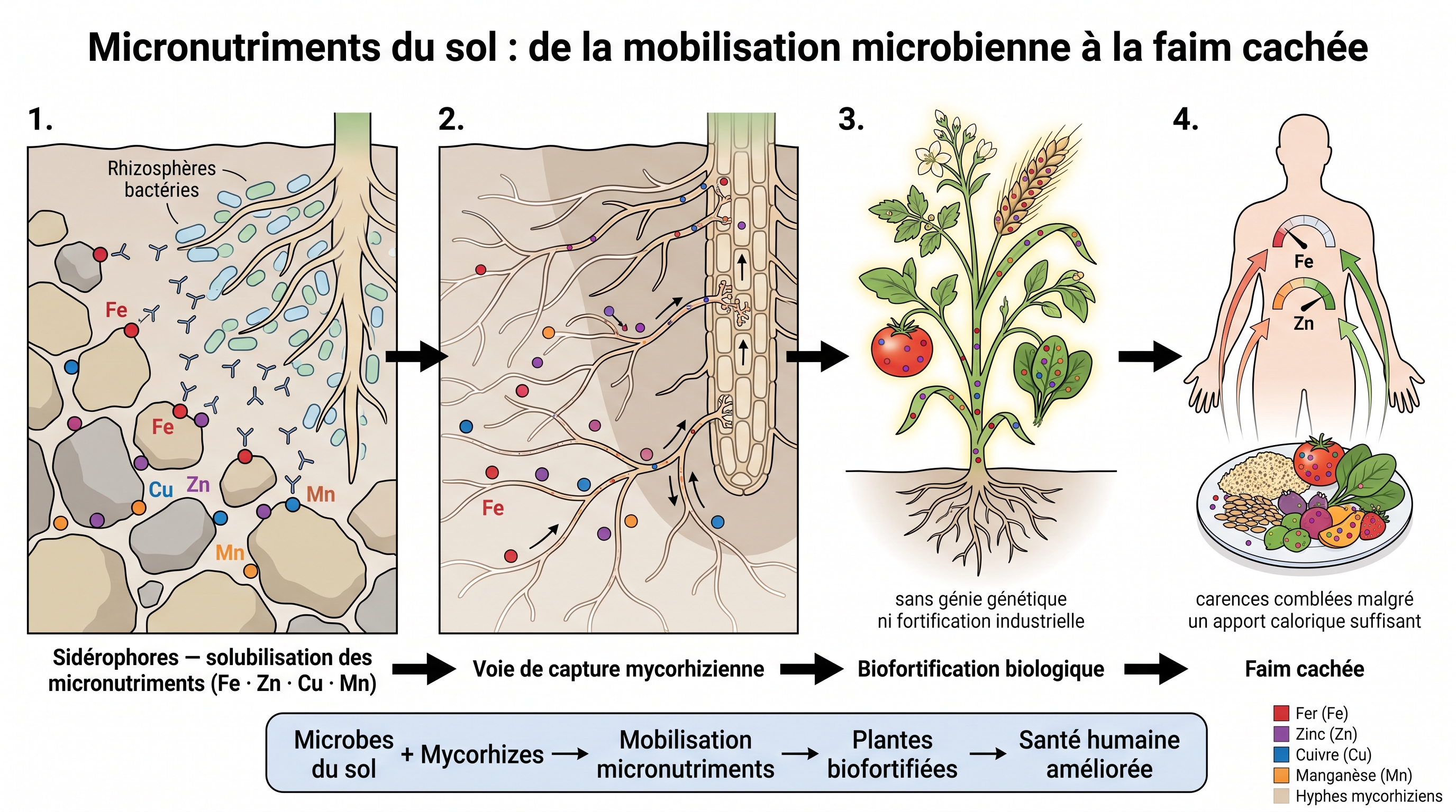 C36 — Micronutriments du sol : de la mobilisation microbienne à la faim cachée