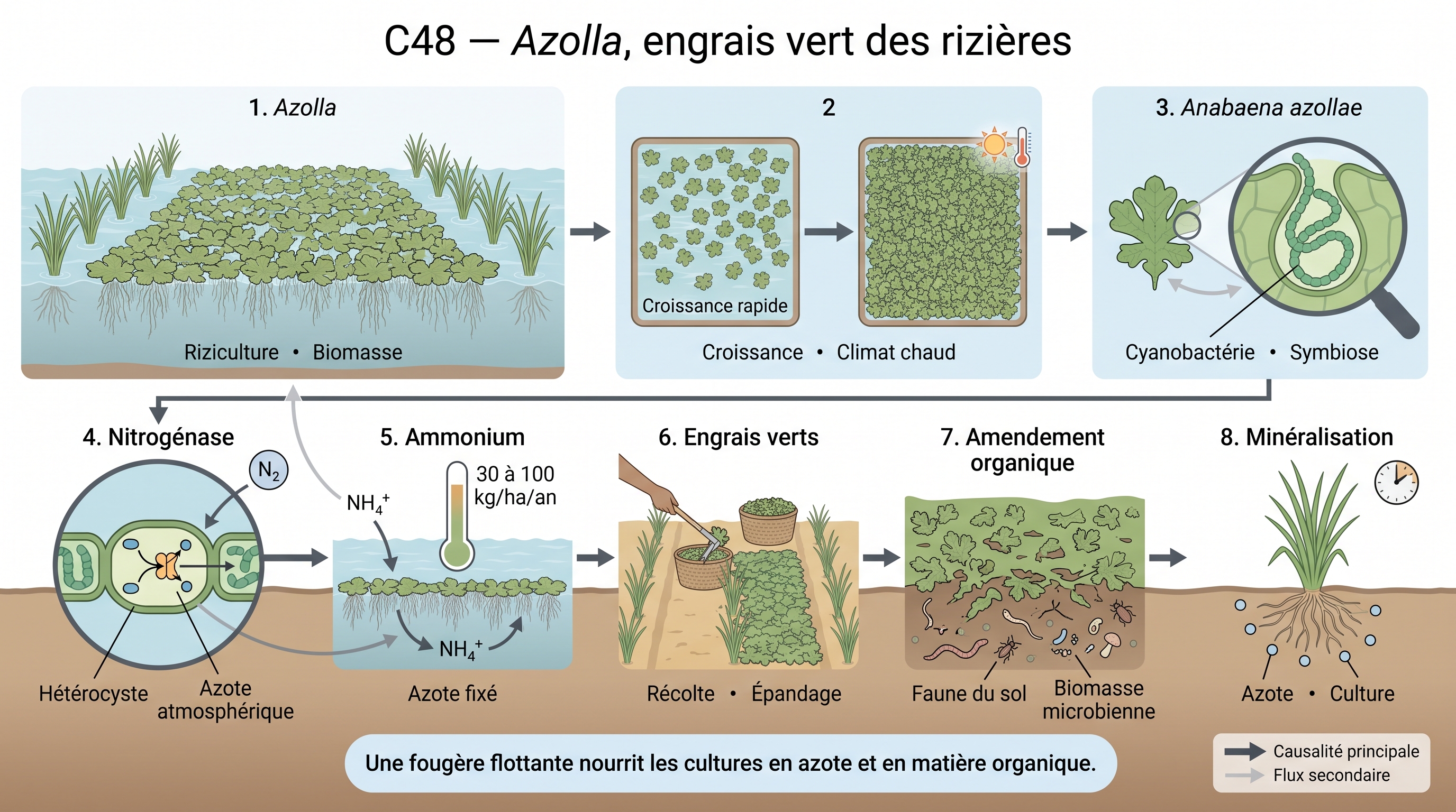 C48 — Azolla : de la rizière à l'amendement azoté du sol