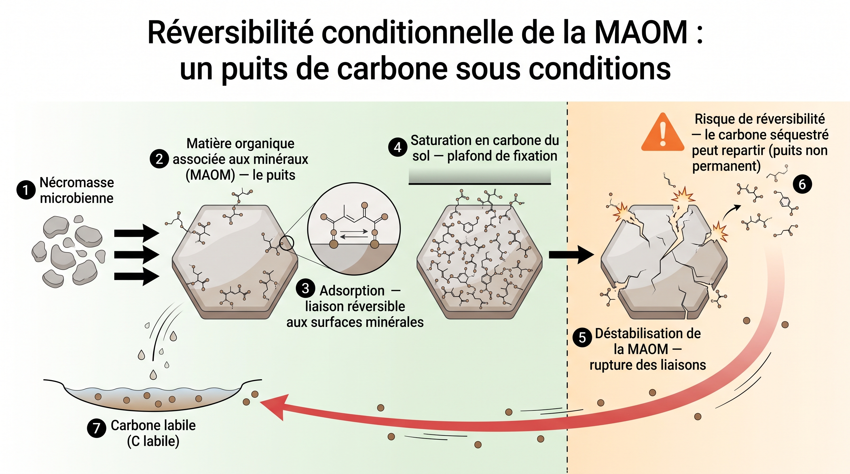 C56 — Réversibilité conditionnelle de la MAOM : un puits de carbone sous conditions